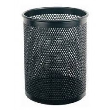 penholder metal mesh round